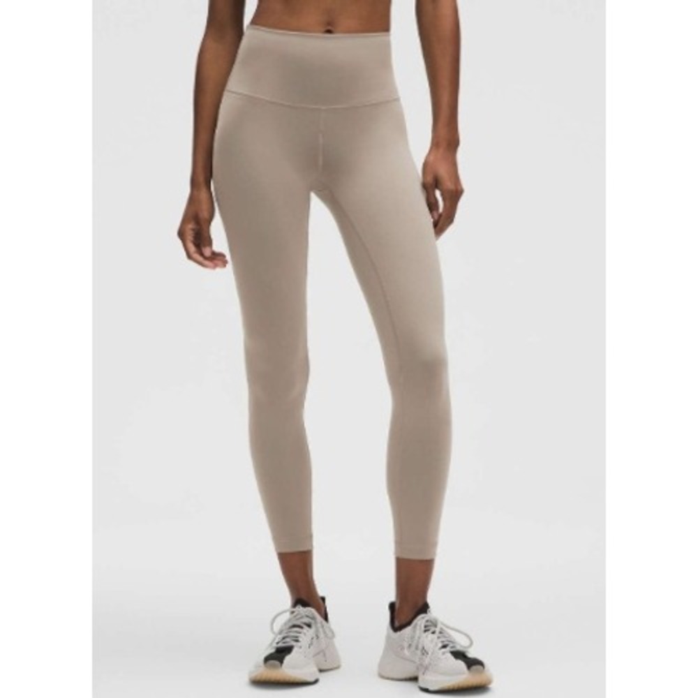 Lululemon Wunder Train High-Rise Legging 25" Warm Ash Gray Size 14 LW5CQDS
